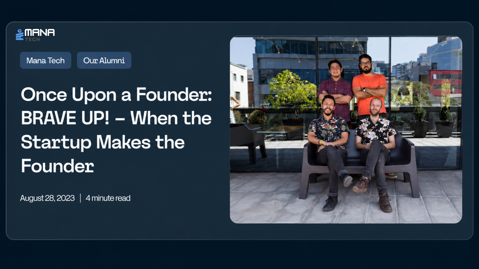 Once Upon a Founder editorial series